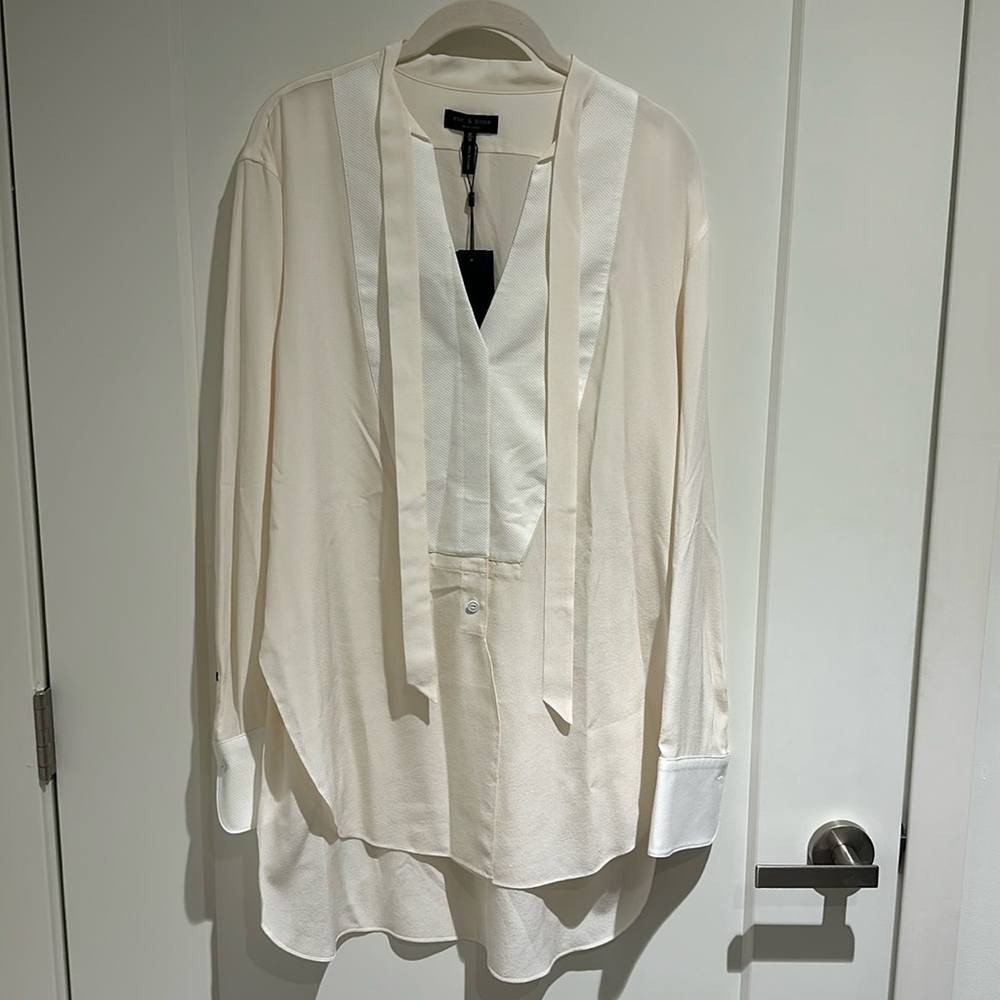 NWT Rag & Bone Frida Tux Blouse